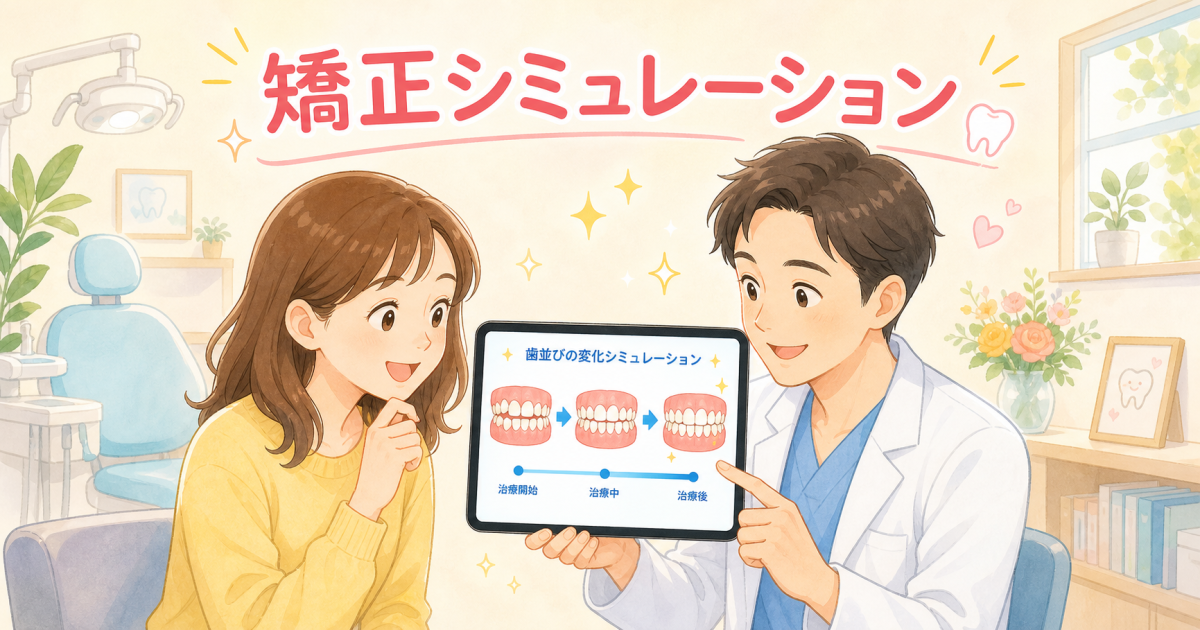 矯正シミュレーションで歯の動き方を確認できる？　インビザラインのクリンチェックとは