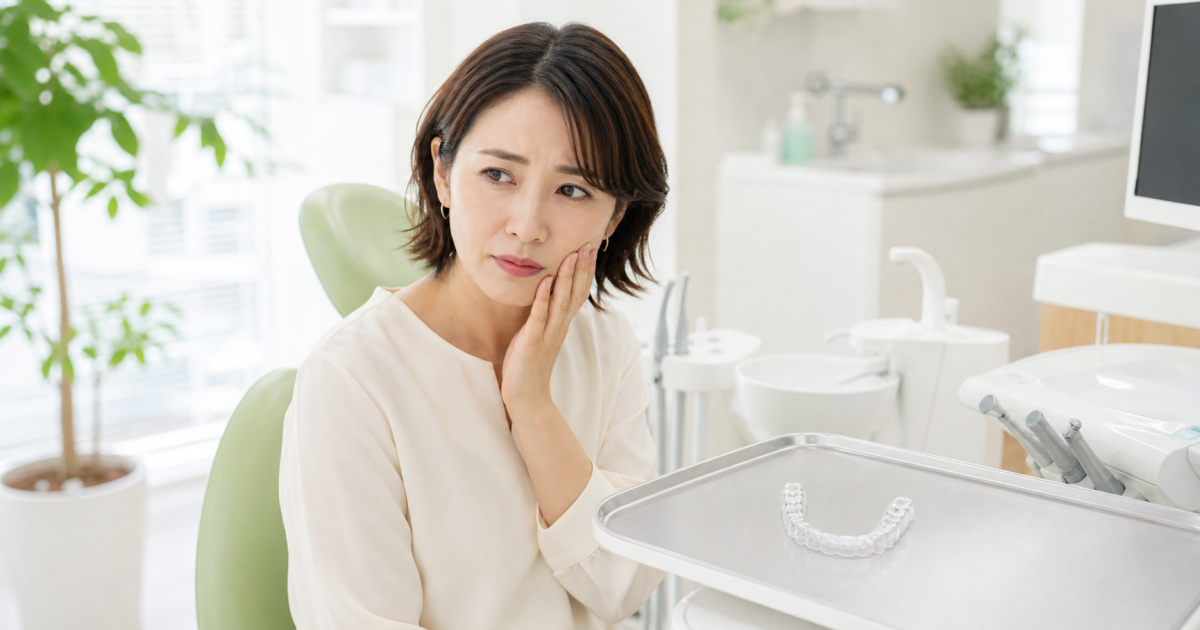 市販マウスピースを自分で合わせる危険性とは？噛み合わせ悪化に注意